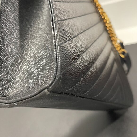 Saint Laurent Large Monogram Matelasse Envelope Shoulder Bag (JB1055) - Picture 7 of 13